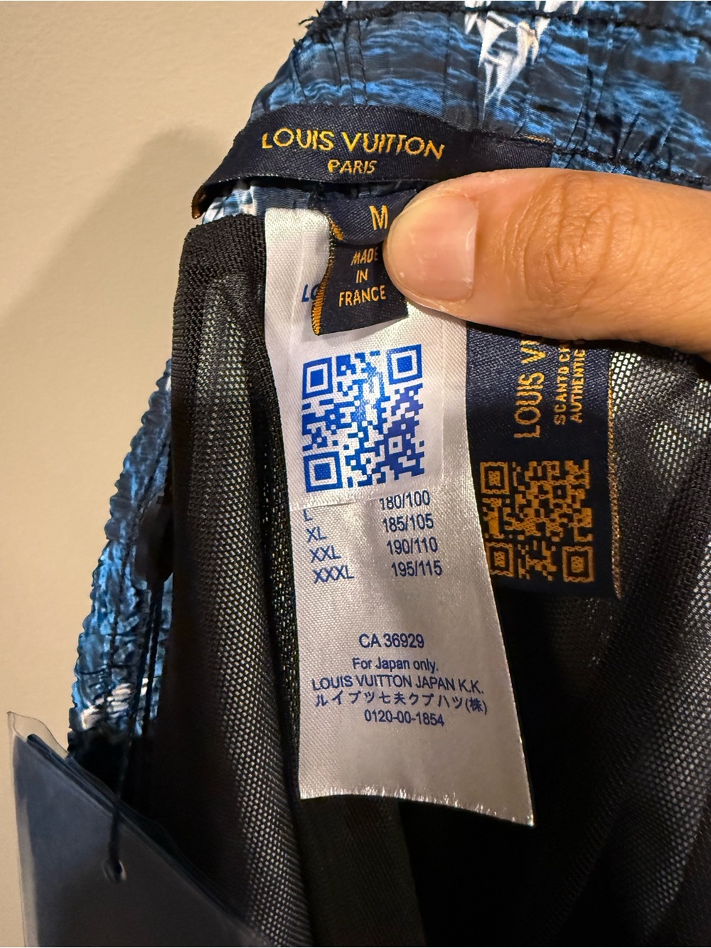 Louis Vuitton Ocean blue Monogram Swim Shorts w/ white logos 1:1 image 5